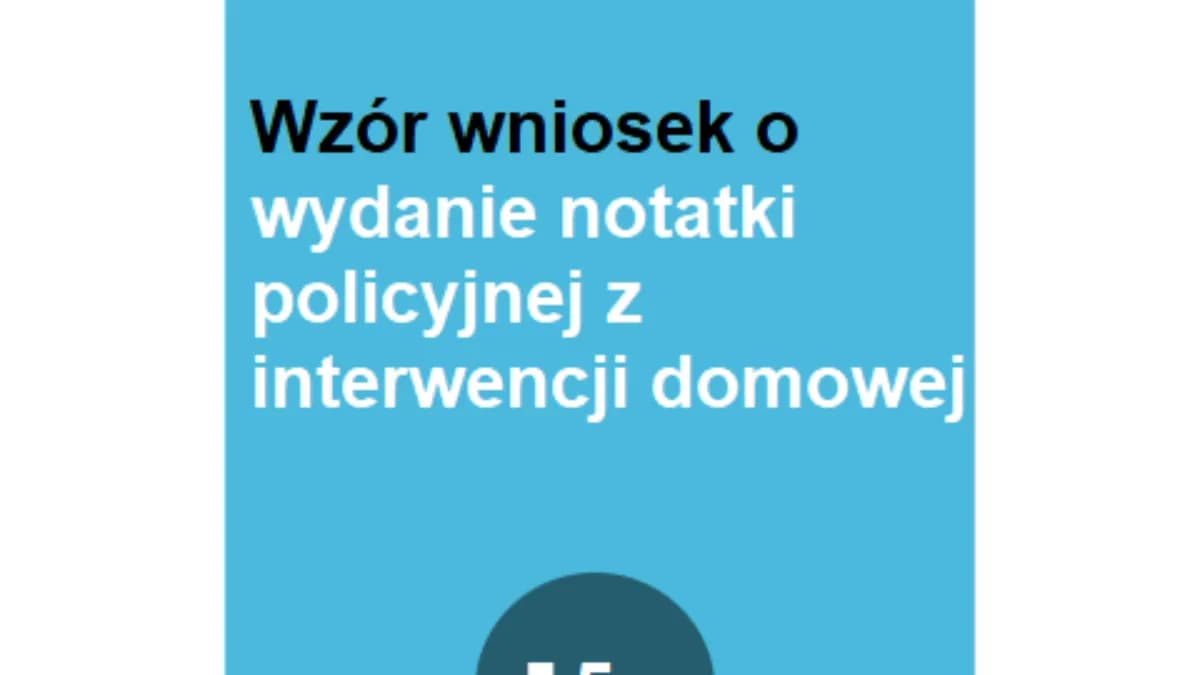 Jak uzyskać notatkę z interwencji policji - krok po kroku do sukcesu