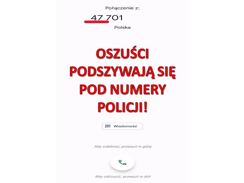 Rozpoznasz z jakiego numeru dzwoni policja - uniknij oszustwa telefonicznego